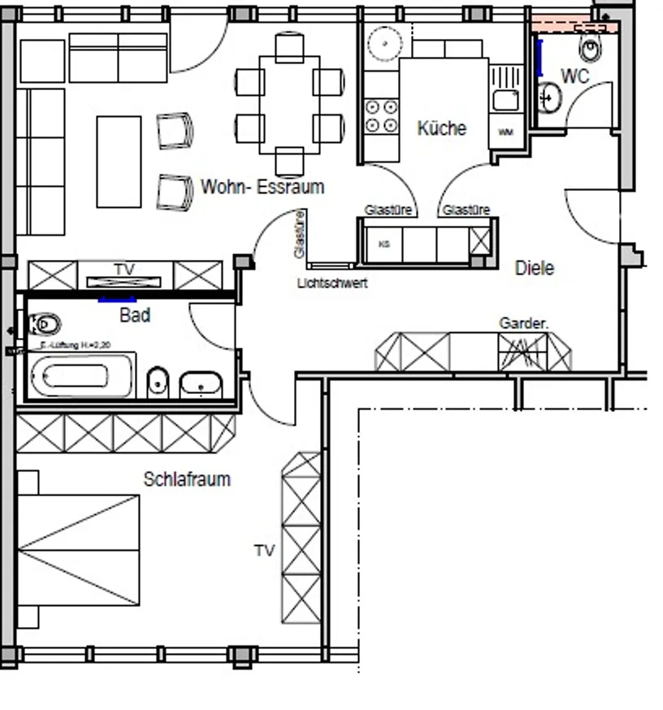 2 Zimmer Wohnung mit 77 m² in Duisburg – Bild 7