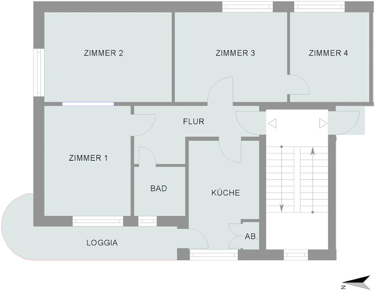 4 Zimmer Wohnung mit 82 m² in Bremen – Bild 2