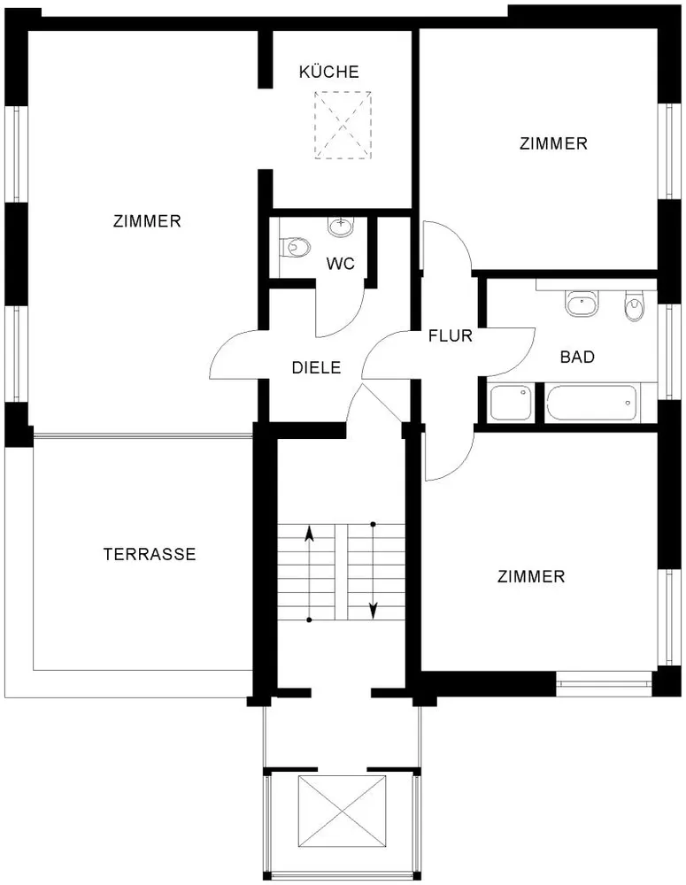 3 Zimmer Wohnung mit 101 m² in Bochum – Bild 3