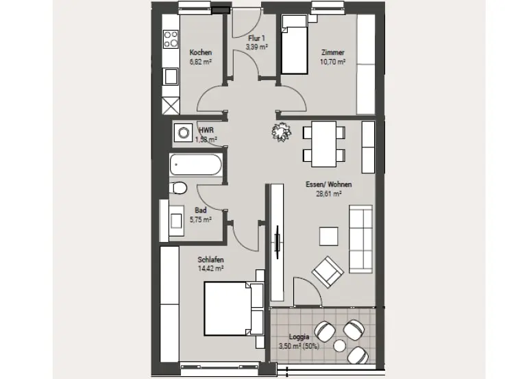 3 Zimmer Wohnung mit 76 m² in Halle (Saale) – Bild 8