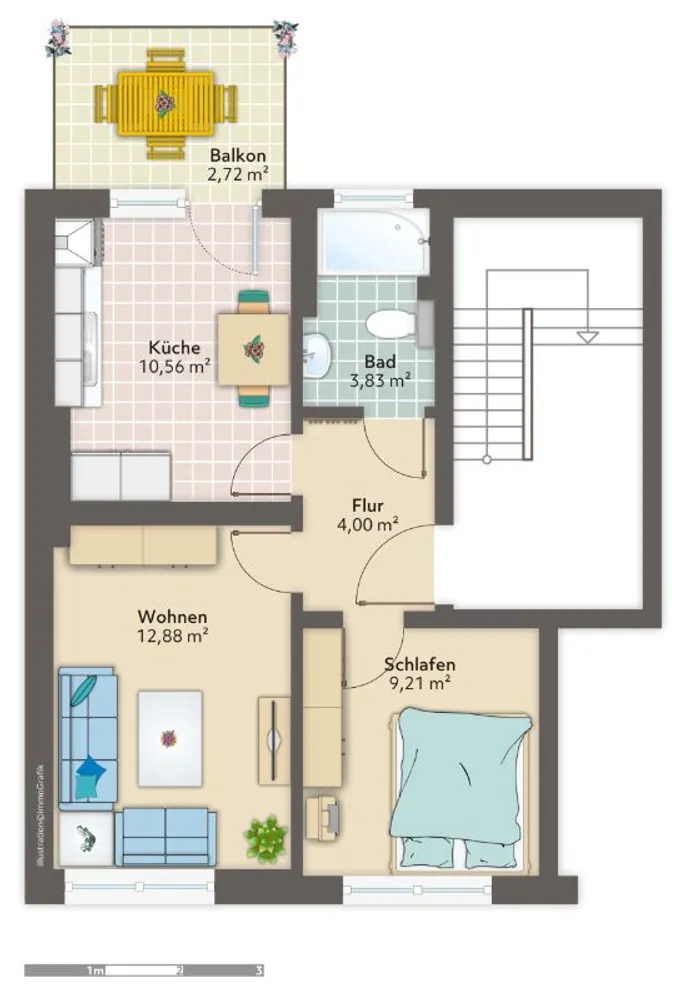 2 Zimmer Wohnung mit 43 m² in Bremerhaven – Bild 9