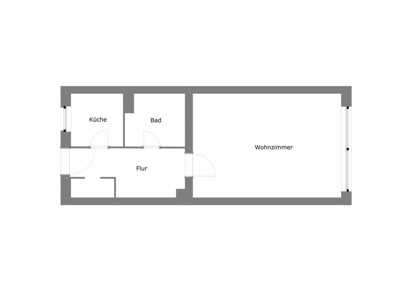 1 Zimmer Wohnung mit 35 m² in Hamburg – Bild 3