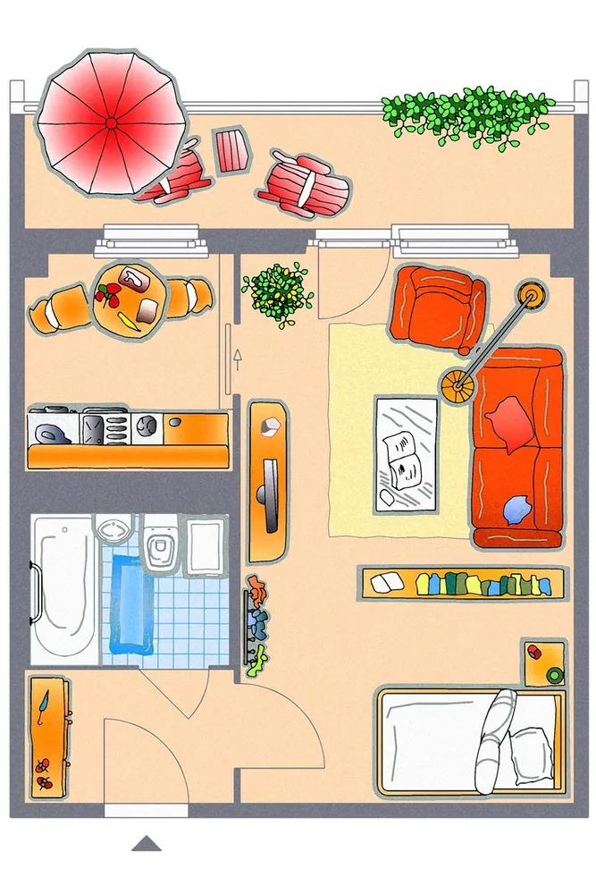 1 Zimmer Wohnung mit 37 m² in Chemnitz – Bild 5