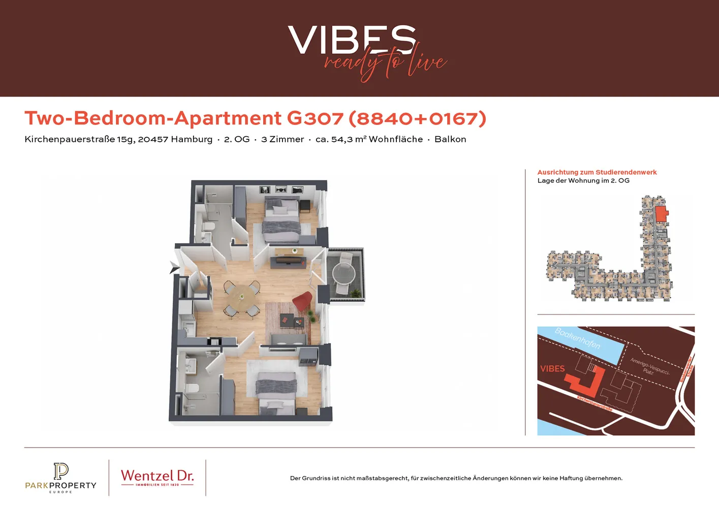 3 Zimmer Wohnung mit 54 m² in Hamburg – Bild 10