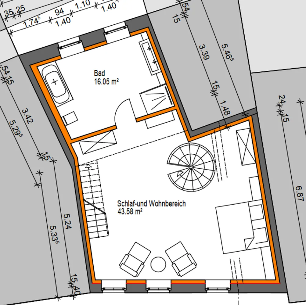 2 Zimmer Wohnung mit 110 m² in Viersen – Bild 4