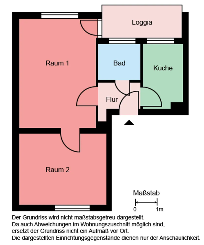 2 Zimmer Wohnung mit 46 m² in Iserlohn – Bild 3