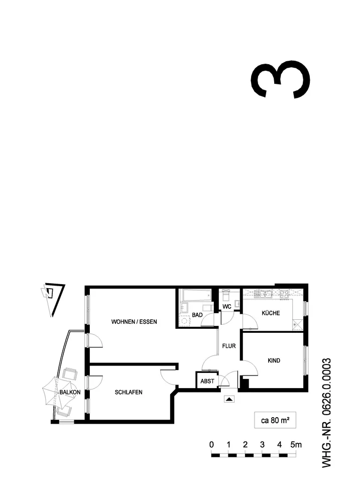 3 room apartment with 81 m² in Lübeck – Photo 7