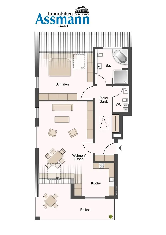 2 Zimmer Wohnung mit 87 m² in Bergisch Gladbach – Bild 2