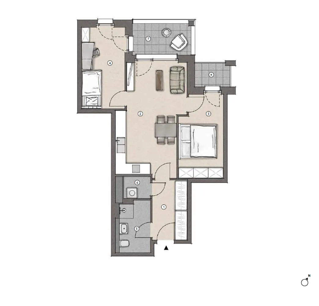 3 Zimmer Wohnung mit 67 m² in Frankfurt am Main – Bild 9