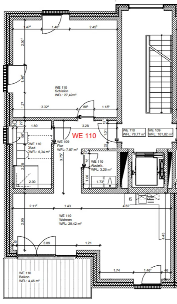 2 Zimmer Wohnung mit 79 m² in Osnabrück – Bild 11