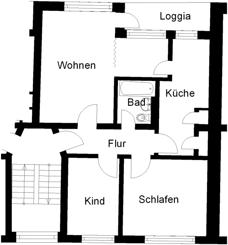 3 room apartment with 65 m² in Hanover – Photo 7