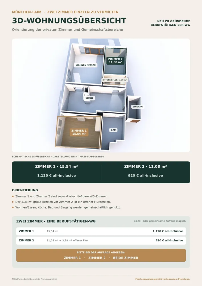 4 Zimmer Wohnung mit 85 m² in München – Bild 8