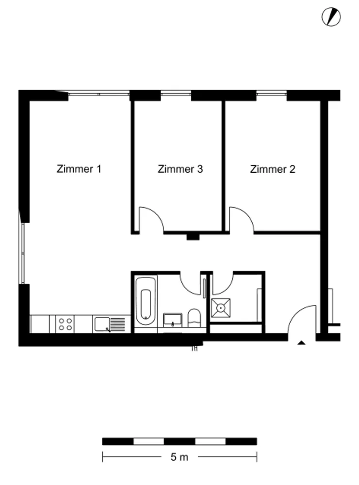 3 Zimmer Wohnung mit 69 m² in Berlin – Bild 3