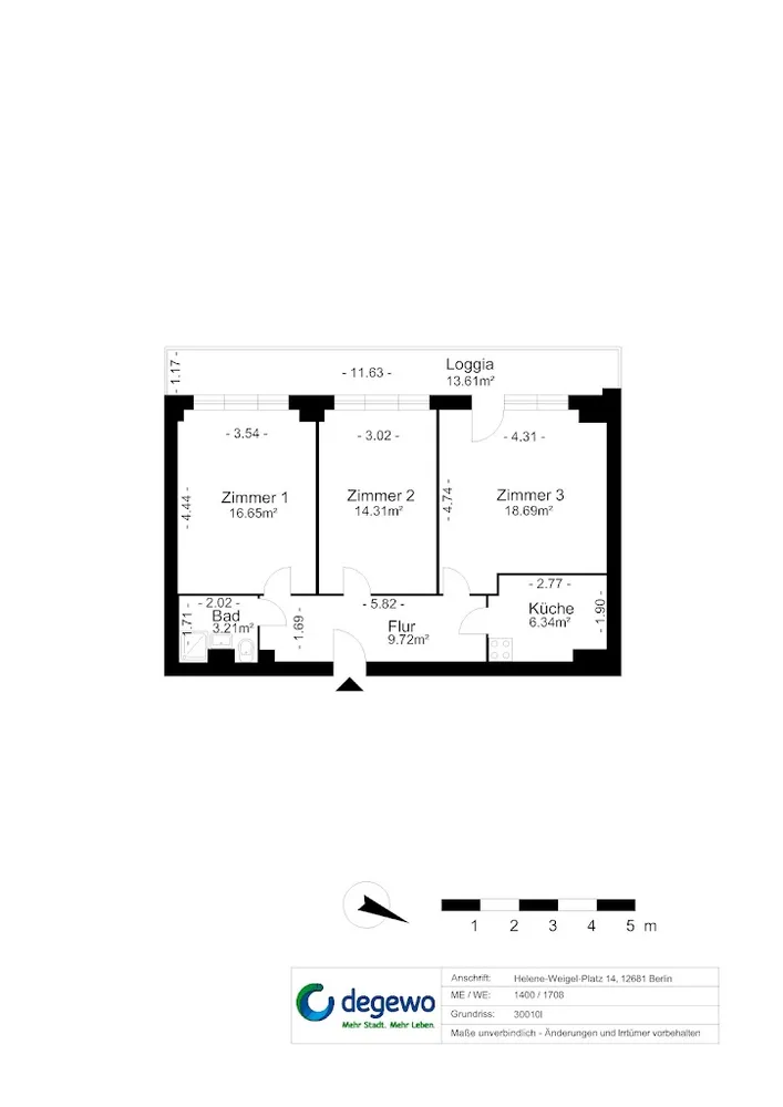 3 room apartment with 72 m² in Berlin – Photo 9