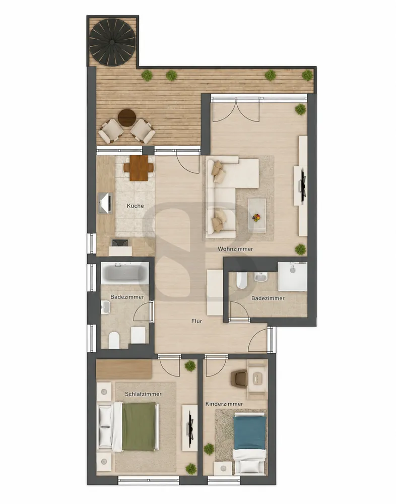 3 Zimmer Wohnung mit 90 m² in Darmstadt – Bild 10
