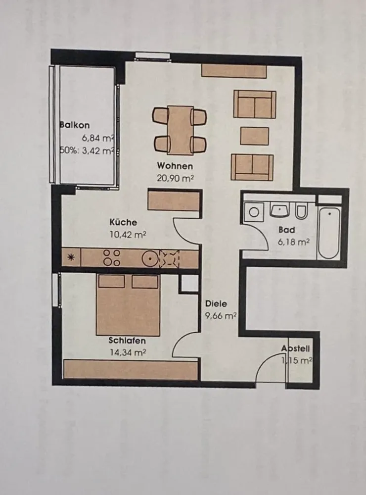 2 Zimmer Wohnung mit 66 m² in München – Bild 10