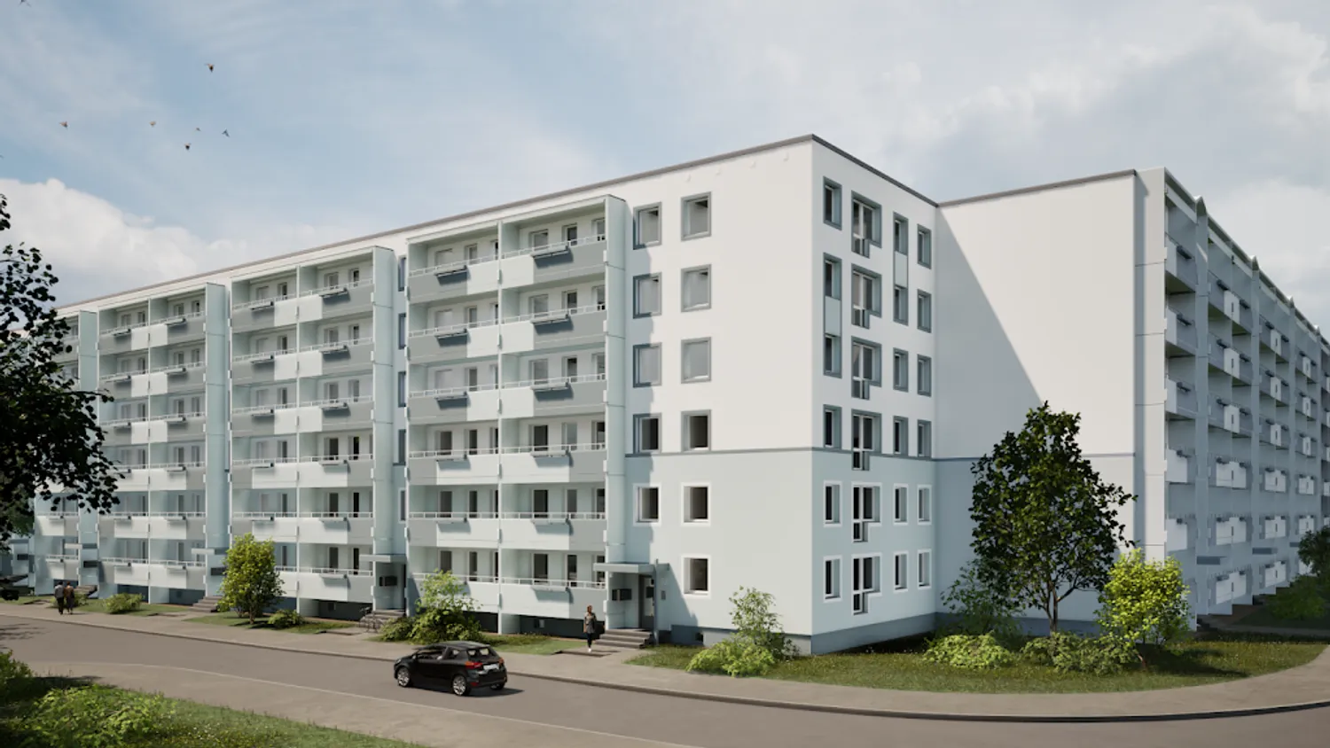 4 Zimmer Wohnung mit 77 m² in Dresden – Bild 1