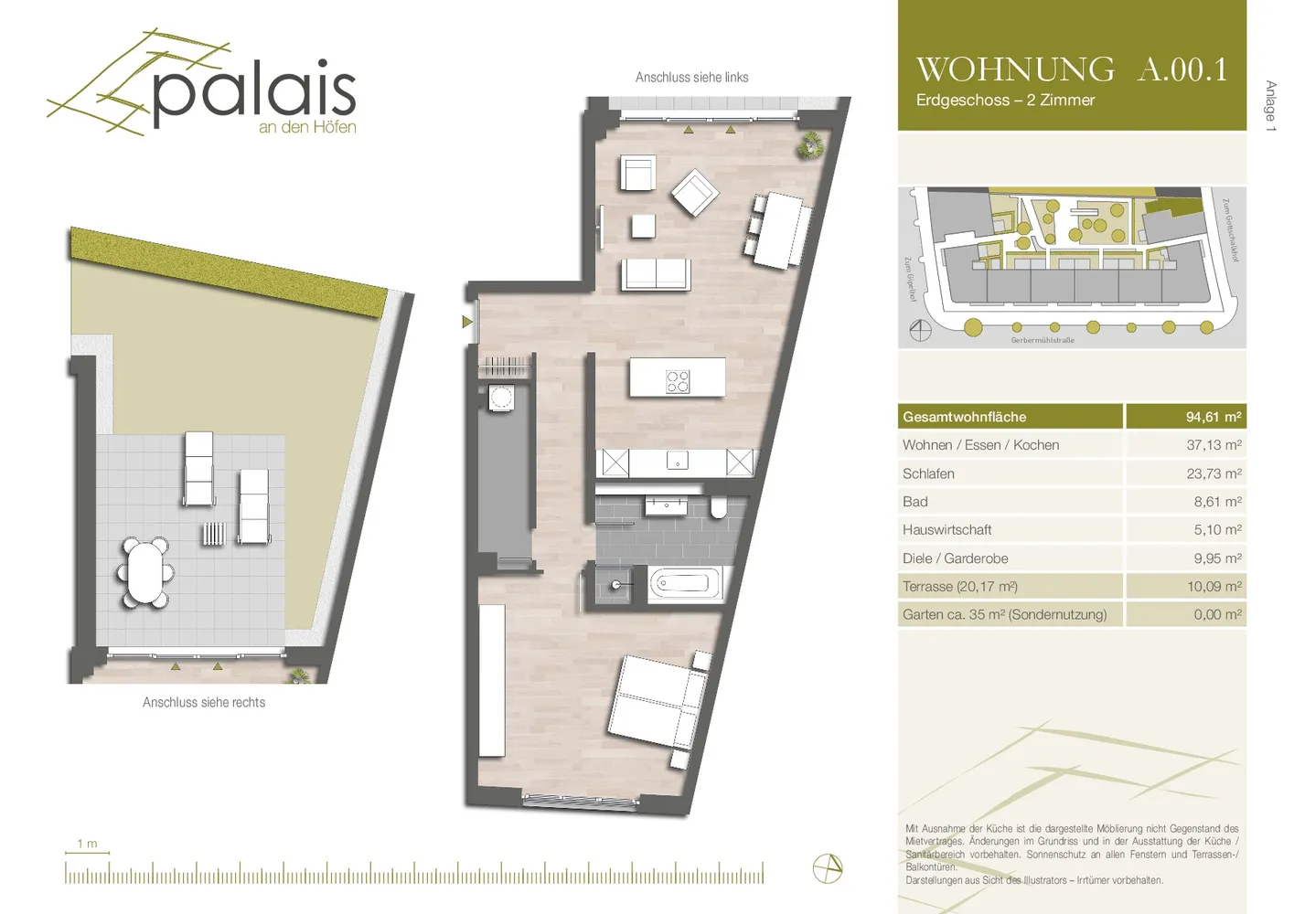 2 Zimmer Wohnung mit 95 m² in Frankfurt am Main – Bild 9