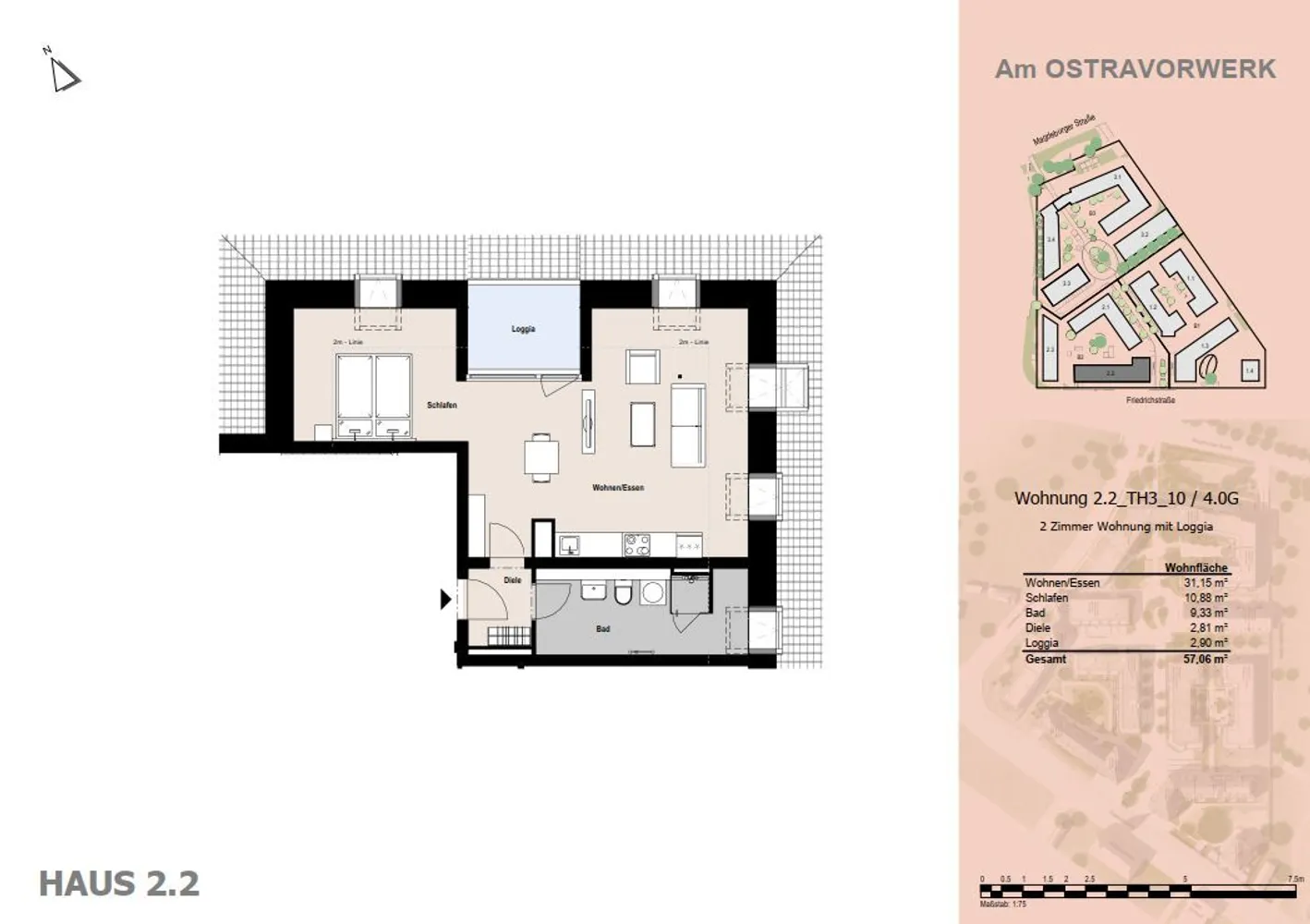 2 Zimmer Wohnung mit 57 m² in Dresden – Bild 9