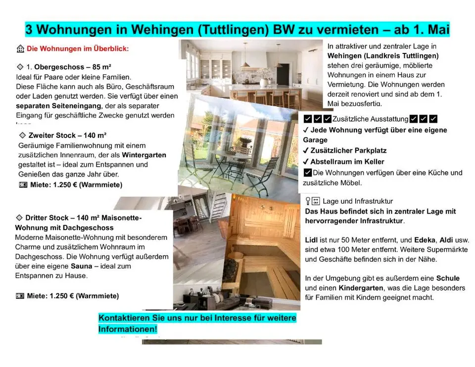 3 Zimmer Wohnung mit 105 m² in Rottweil – Bild 5