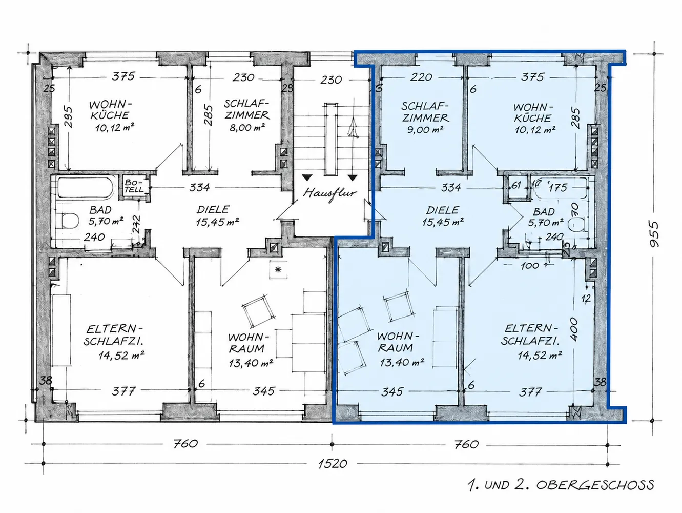 3 Zimmer Wohnung mit 56 m² in Aachen – Bild 2