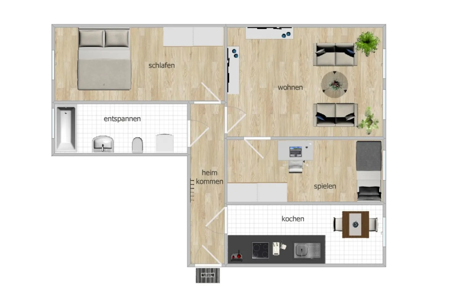 3 Zimmer Wohnung mit 64 m² in Halle (Saale) – Bild 9