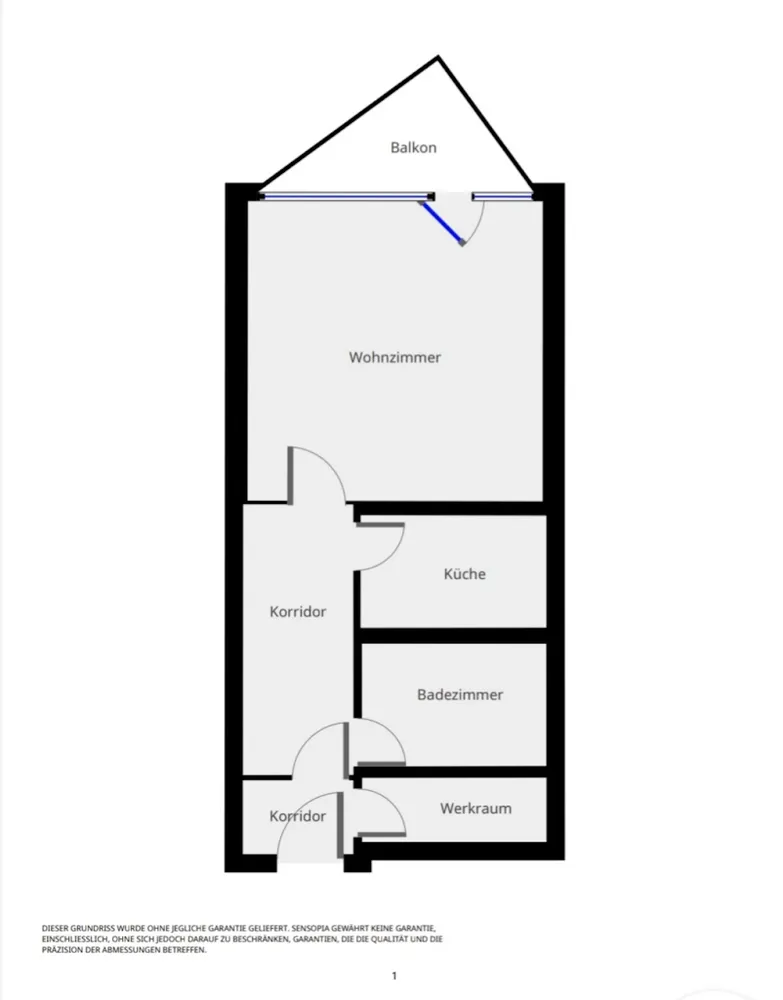 1 room apartment with 39 m² in Mannheim – Photo 8
