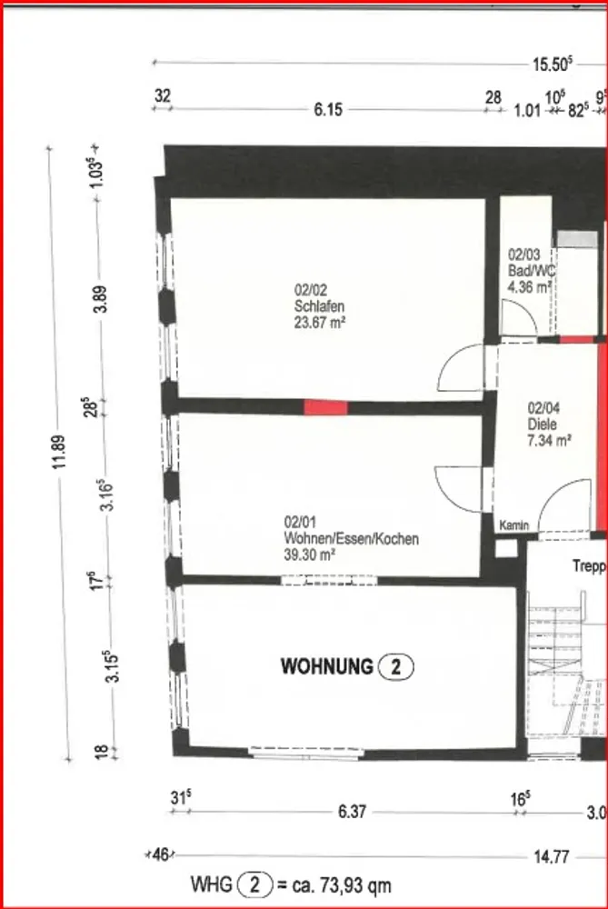 3 Zimmer Wohnung mit 74 m² in Nördlingen – Bild 5