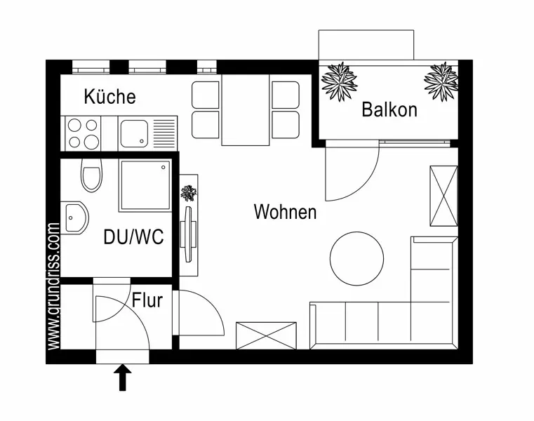 2 Zimmer Wohnung mit 34 m² in Leipzig – Bild 8