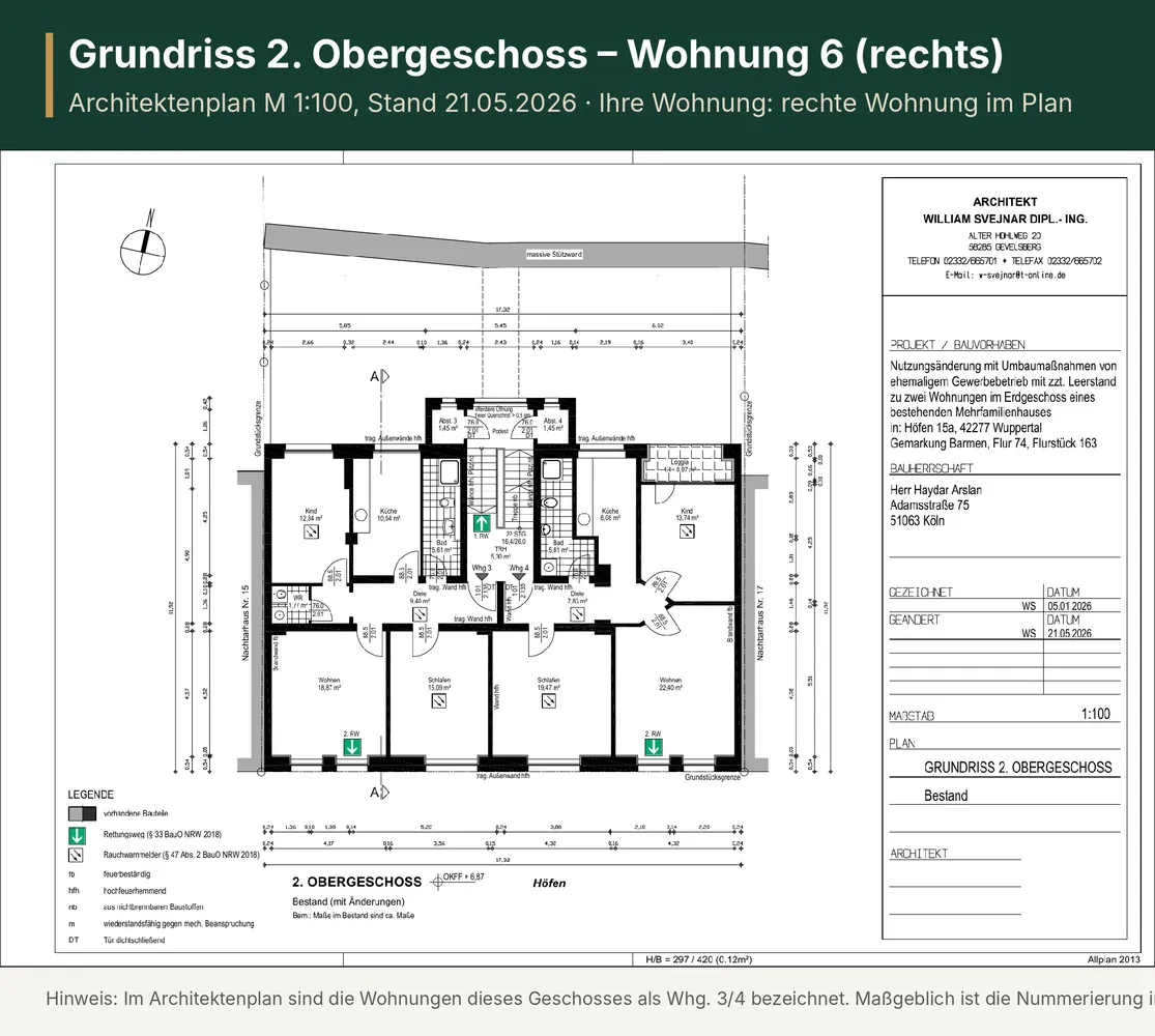 3 Zimmer Wohnung mit 78 m² in Wuppertal – Bild 4