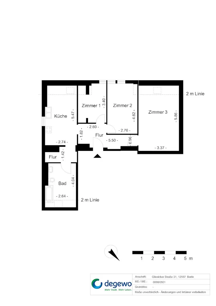3 Zimmer Wohnung mit 74 m² in Berlin – Bild 10