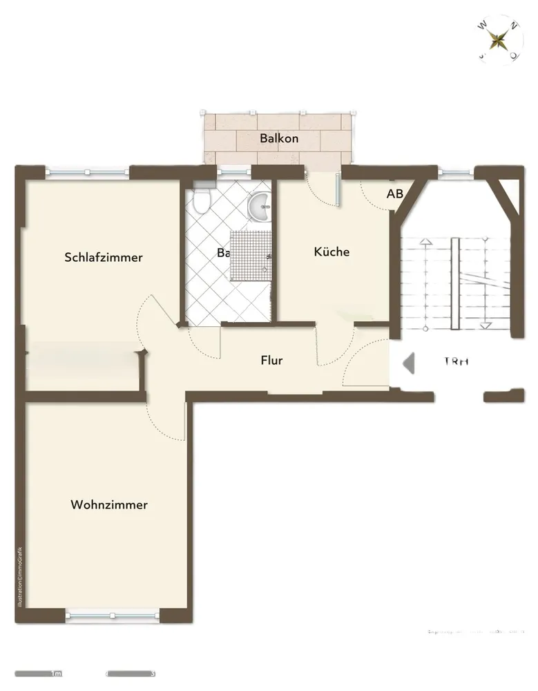2 room apartment with 51 m² in Bremerhaven – Photo 6