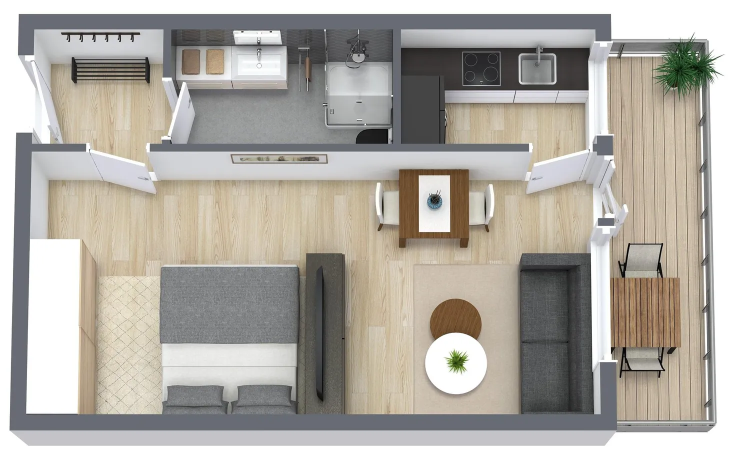1 Zimmer Wohnung mit 36 m² in München – Bild 9