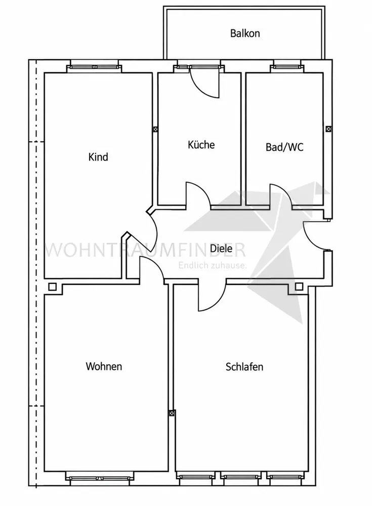 3 Zimmer Wohnung mit 77 m² in Chemnitz – Bild 2