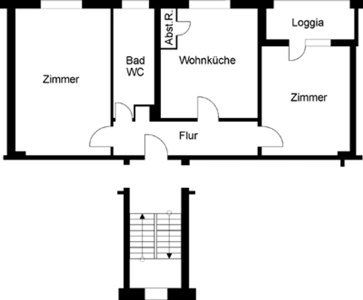 2 Zimmer Wohnung mit 80 m² in Wuppertal – Bild 2