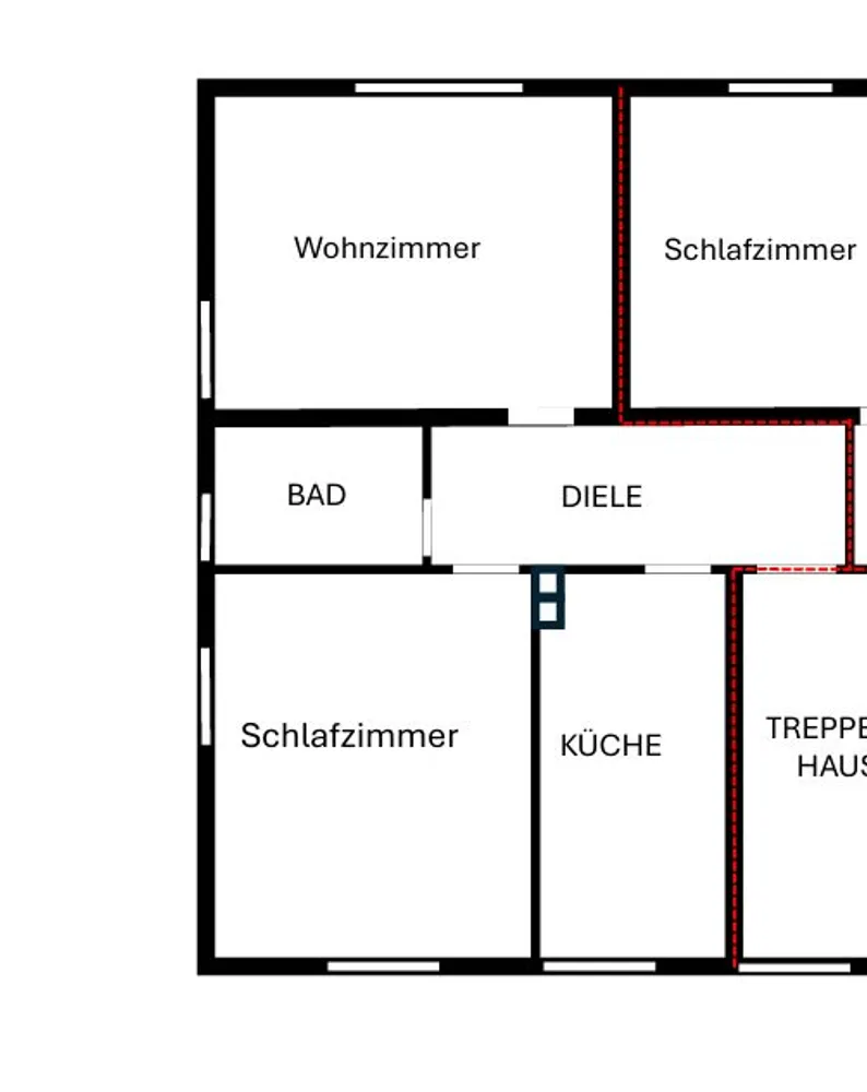 2 Zimmer Wohnung mit 60 m² in Oberhausen – Bild 2