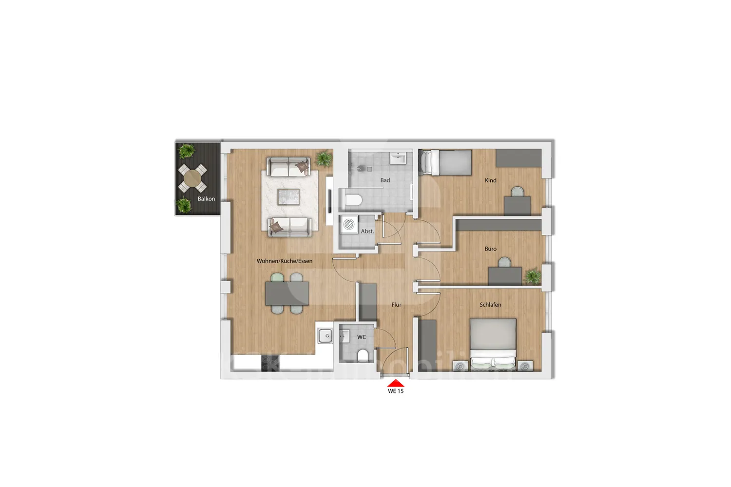 4 room apartment with 80 m² in Cologne – Photo 7