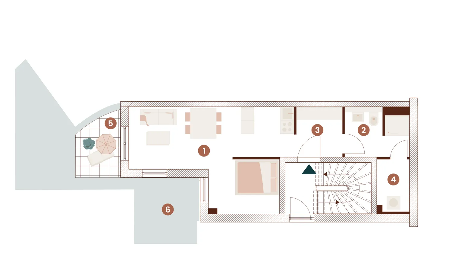 2 Zimmer Wohnung mit 45 m² in Frankfurt am Main – Bild 2