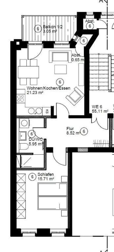 2 Zimmer Wohnung mit 56 m² in Leipzig – Bild 8