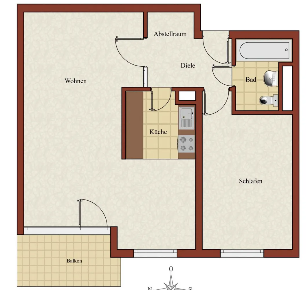 2 Zimmer Wohnung mit 53 m² in Berlin – Bild 4
