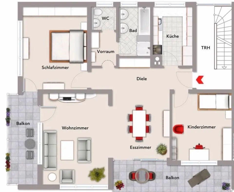 4 Zimmer Wohnung mit 99 m² in Herrenberg – Bild 5