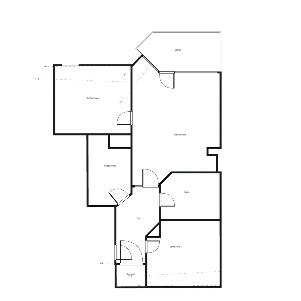3 Zimmer Wohnung mit 71 m² in Hannover – Bild 2