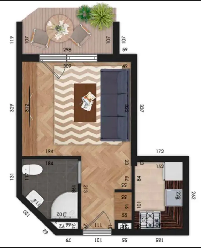 Studio mit 33 m² in Heidelberg – Bild 6