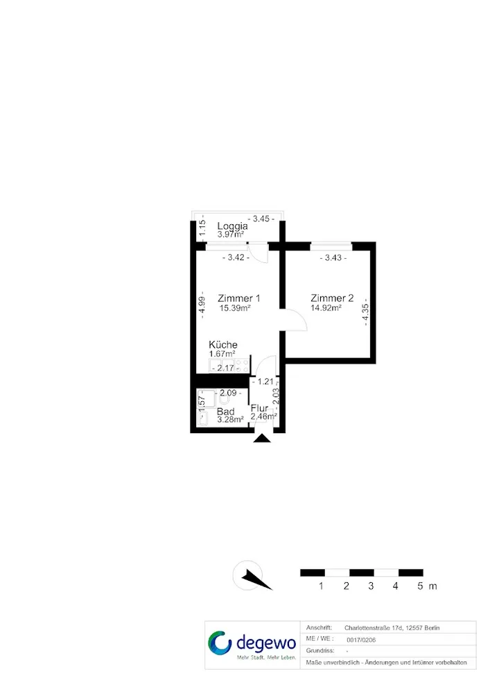 2 Zimmer Wohnung mit 40 m² in Berlin – Bild 8