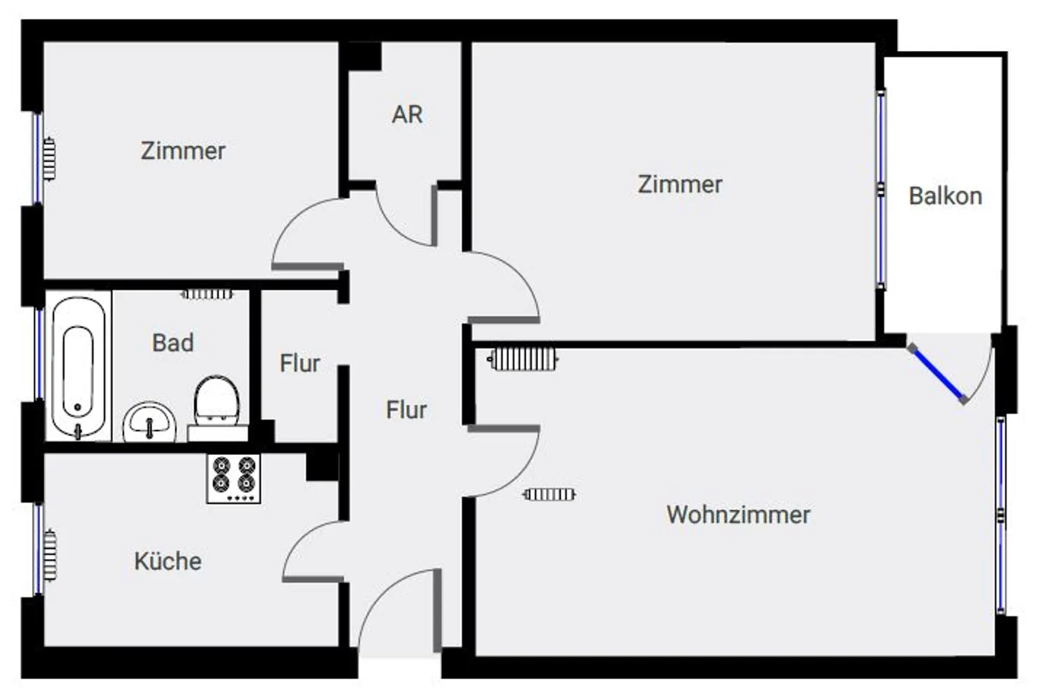 3 Zimmer Wohnung mit 67 m² in Nürnberg – Bild 10