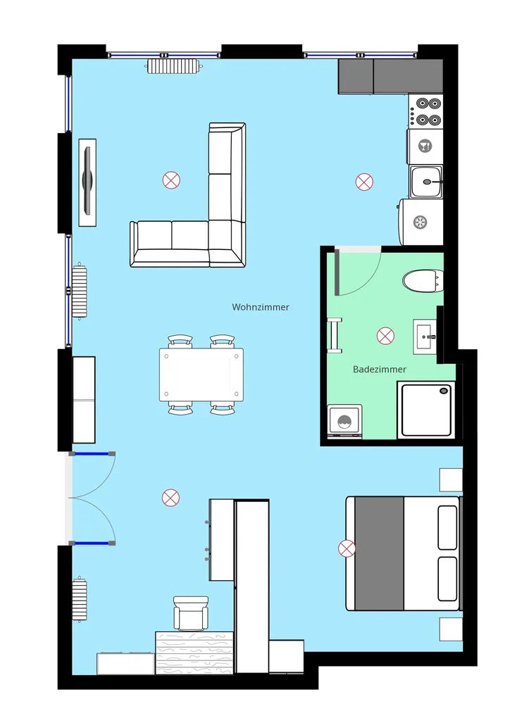 1 Zimmer Wohnung mit 70 m² in München – Bild 8