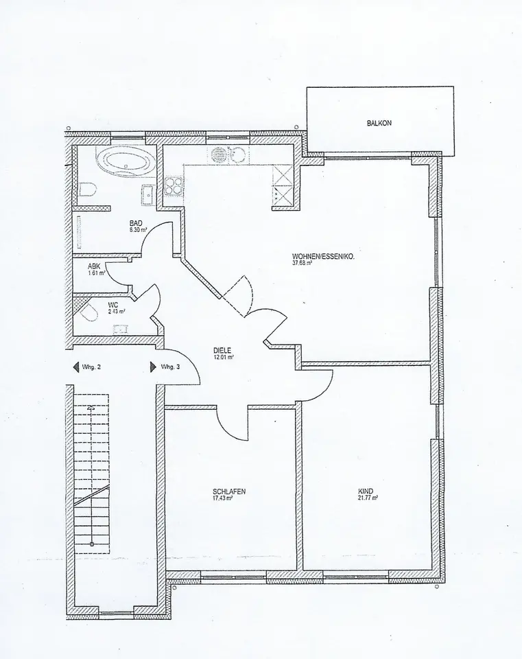 3 Zimmer Wohnung mit 104 m² in Weinheim – Bild 8