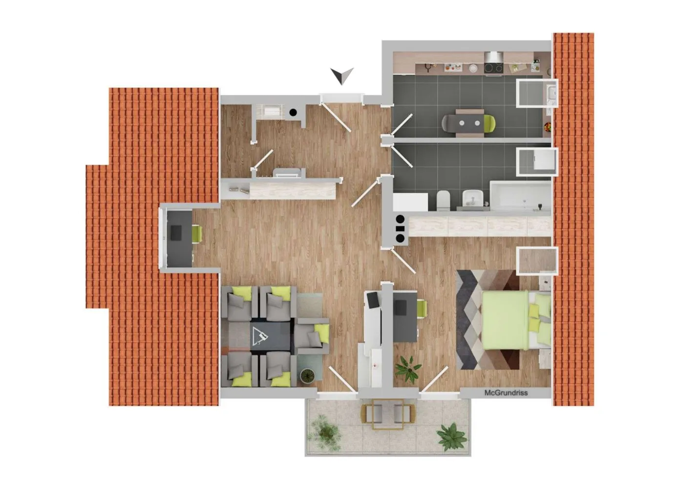 2 Zimmer Wohnung mit 63 m² in München – Bild 4
