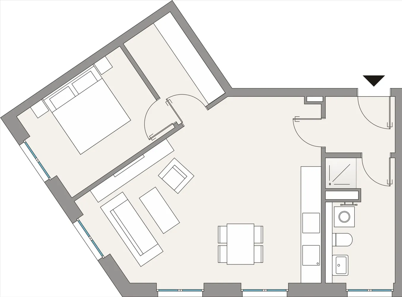 2 Zimmer Wohnung mit 58 m² in Leipzig – Bild 7
