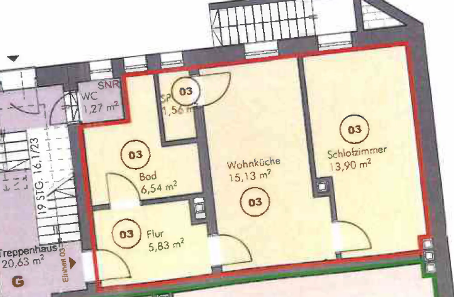 2 Zimmer Wohnung mit 42 m² in Nürnberg – Bild 4